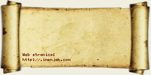 Nadežda Perošević vizit kartica